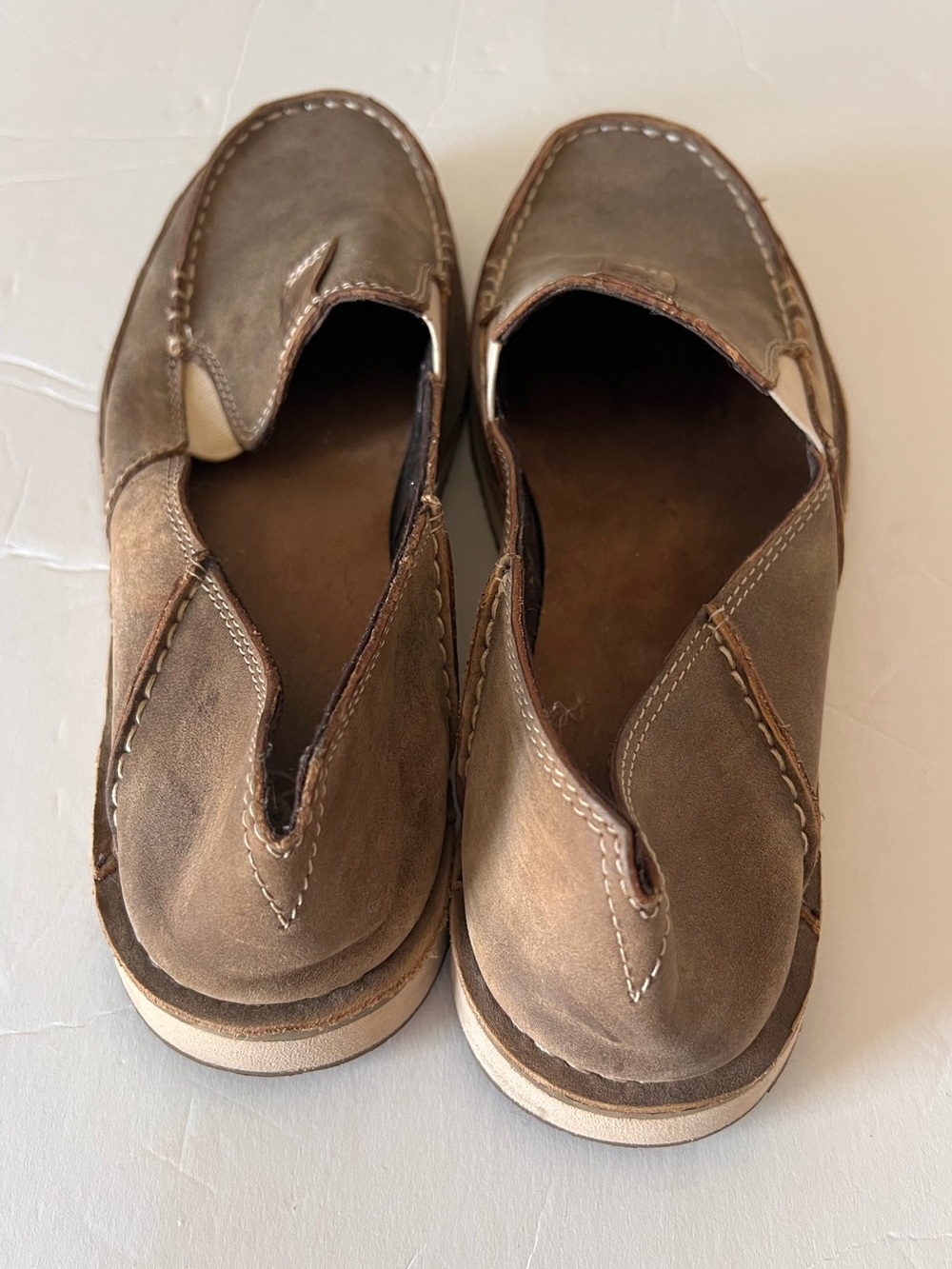 Ariat Ladies Cruiser Brown Bomber Casual Slip-on Shoes size 10.5 - Picture 9 of 9